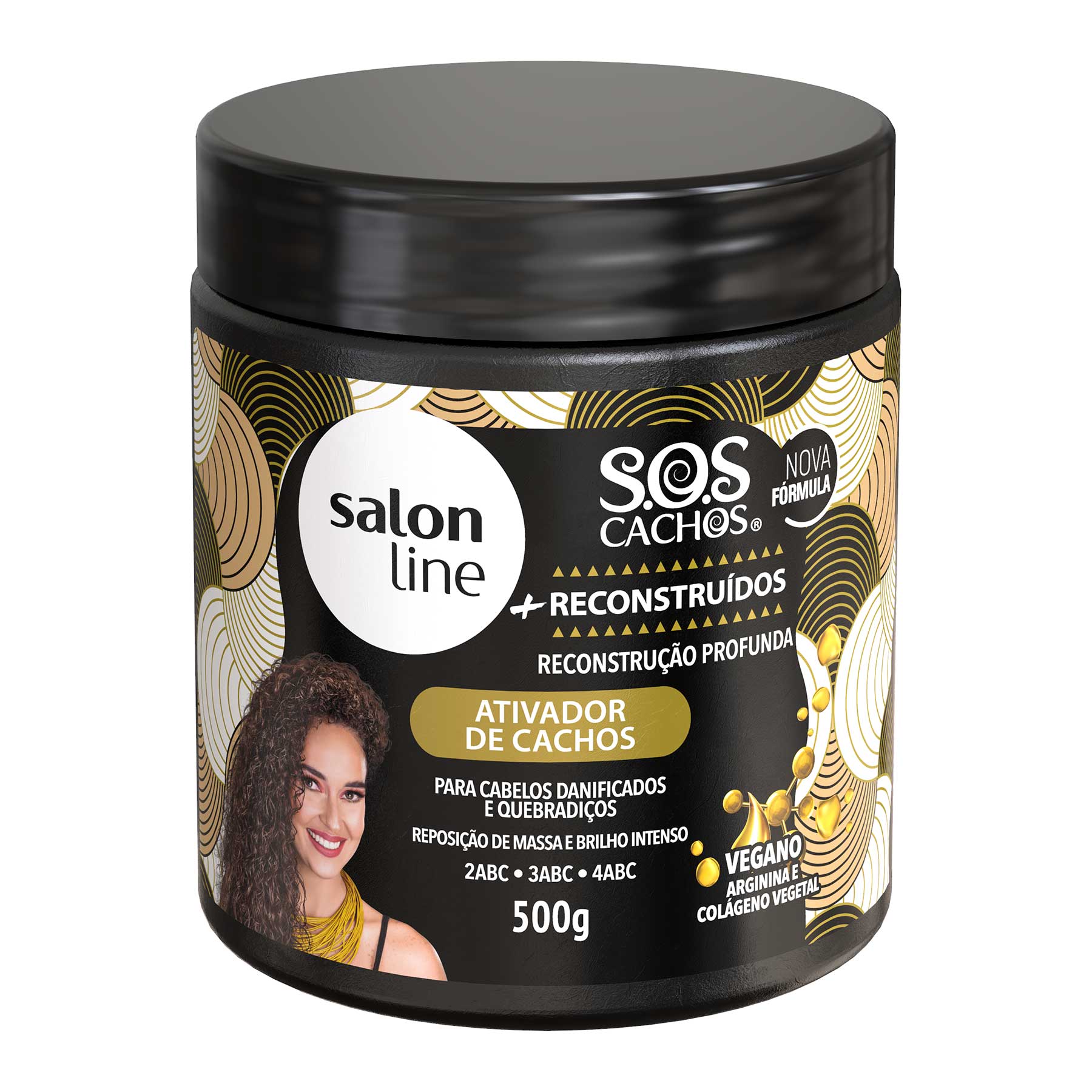 Ativador De Cachos Sos Cachos Reconstrucao Salon Line 500g