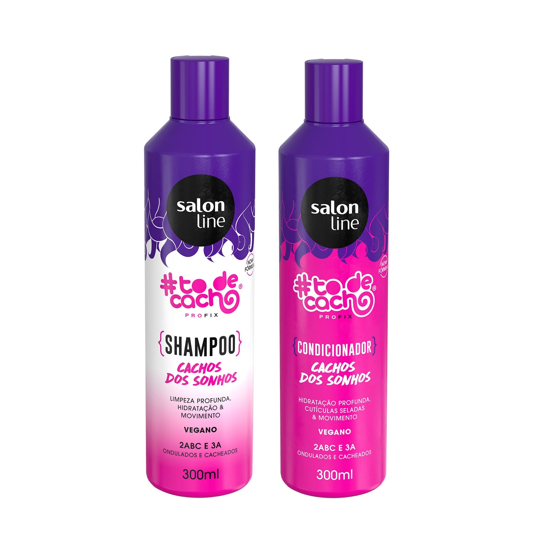 Kit Shampoo E Condicionador Salon Line Cachos Dos Sonhos